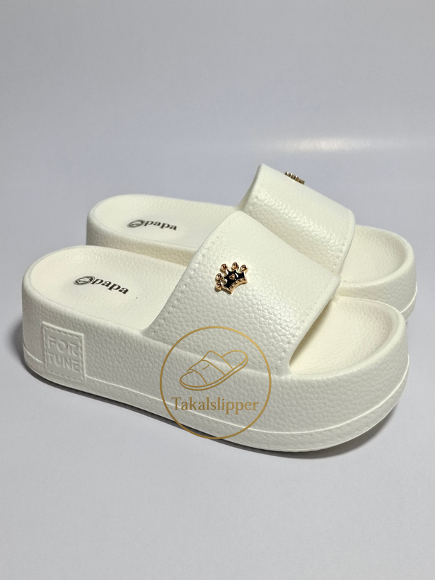 دمپایی لژدار زنانه مدل تاج شرکت پاپا